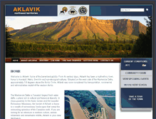 Tablet Screenshot of aklavik.ca