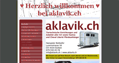 Desktop Screenshot of aklavik.ch